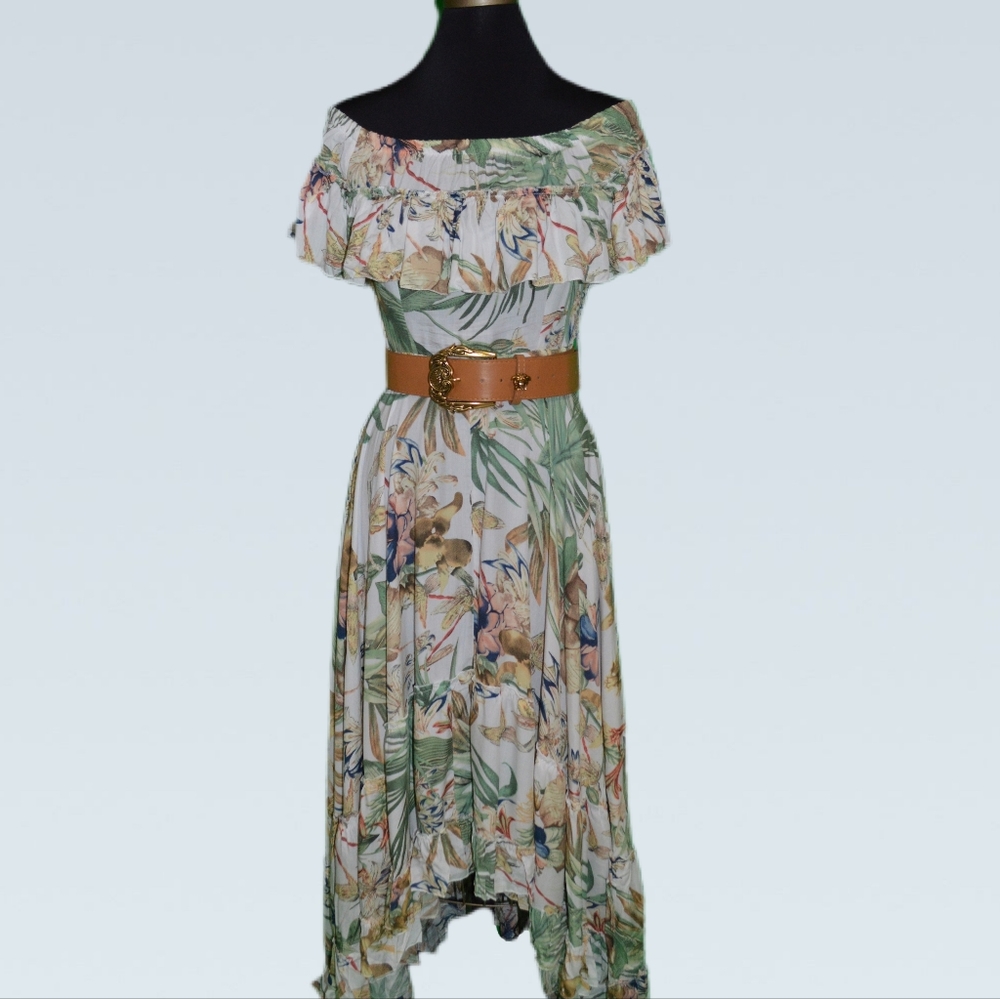 Lizette Collection Floral Dress  M
